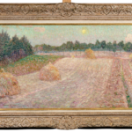 A Hayfield at Sunset thumbnail