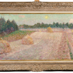 A Hayfield at Sunset thumbnail