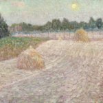 A Hayfield at Sunset thumbnail