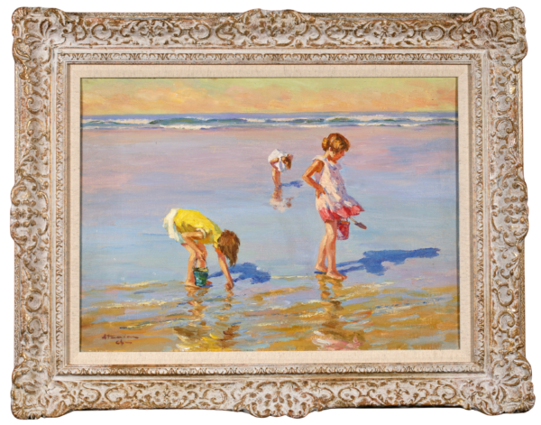 Playing on the sands - Buy Fine Paintings Online