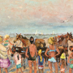 Les petits chevaux de la plage de Deauville thumbnail