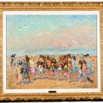 Les petits chevaux de la plage de Deauville thumbnail
