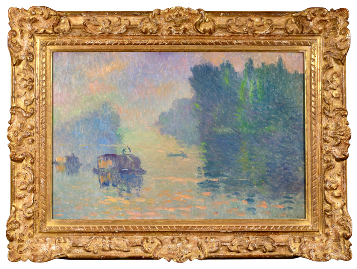 Le Bac a Saint-Adren (Effet de Brume) - Buy Fine Paintings Online