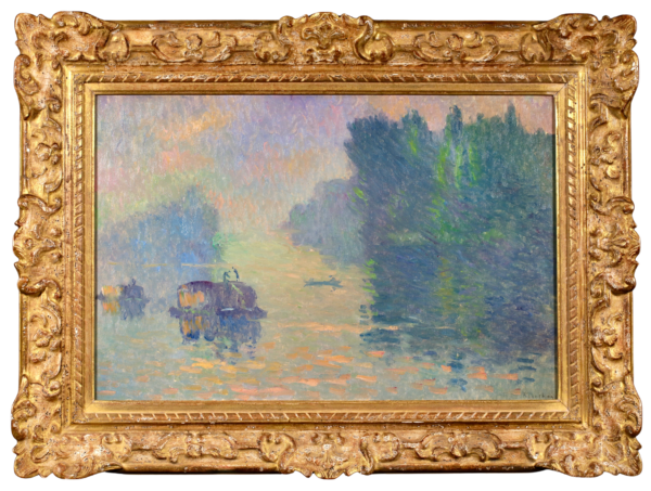 Le Bac a Saint-Adren (Effet de Brume) - Buy Fine Paintings Online