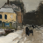 A country lane in winter thumbnail
