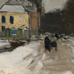 A country lane in winter thumbnail