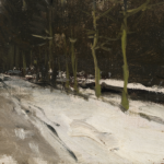 A country lane in winter thumbnail