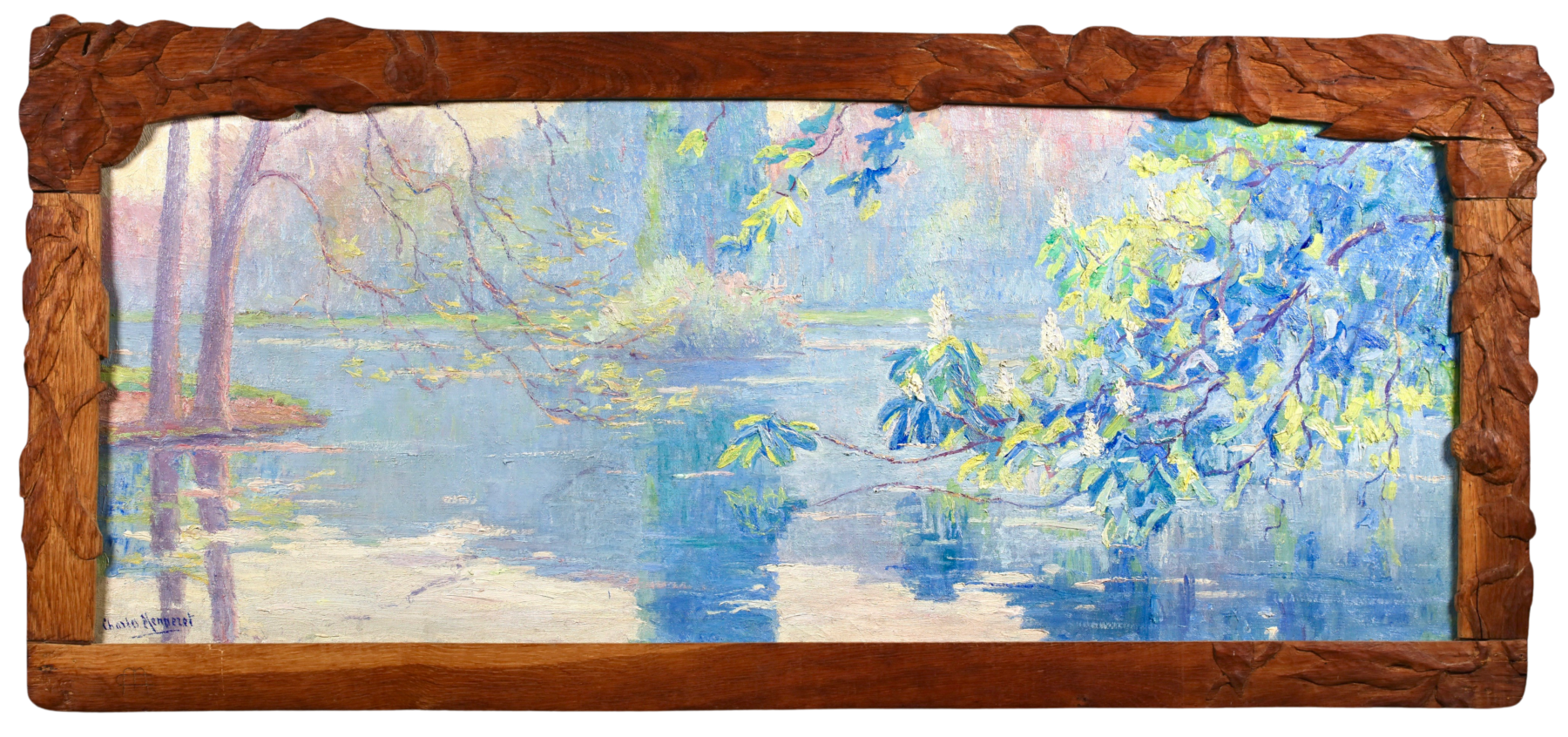 Paysage au bord du lac - Buy Fine Paintings Online