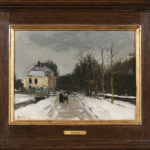 A country lane in winter thumbnail