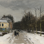 A country lane in winter thumbnail