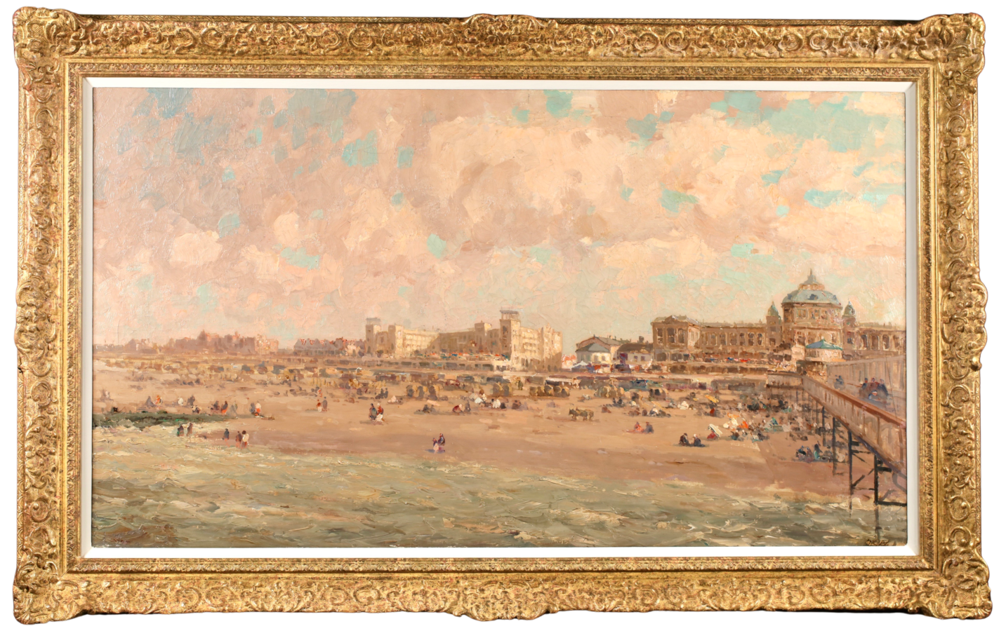 Scheveningen Beach and The Kurhaus - Buy Fine Paintings Online