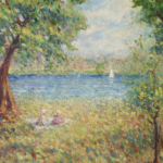 Deux filletes aux bord de l’eau – Lagny thumbnail