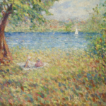 Deux filletes aux bord de l’eau – Lagny thumbnail