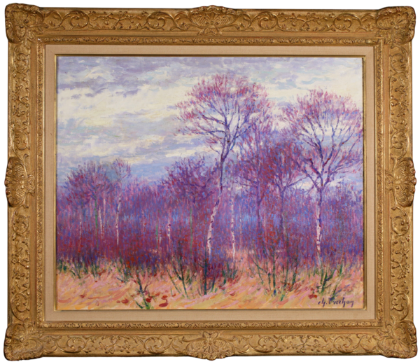 Sous bois en hiver - Buy Fine Paintings Online