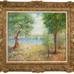 Deux filletes aux bord de l’eau – Lagny thumbnail