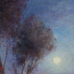 Barques et lampions la nuit sur la mer à Cagnes thumbnail