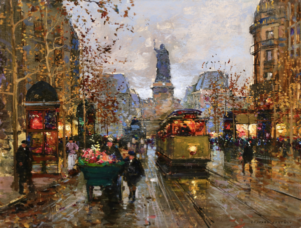 Boulevard des Capucines – La Nuit - Buy Fine Paintings Online