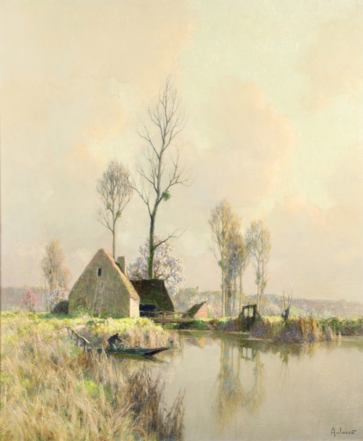 Printemps au Vieux Moulin – Bords De Morin - Buy Fine Paintings Online