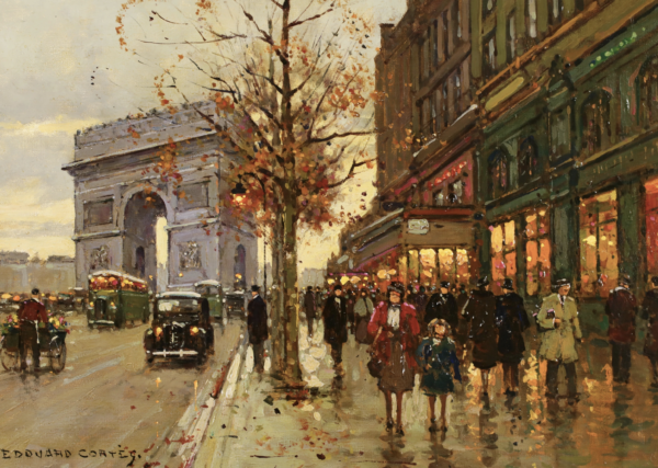 Arc de Triomphe et Avenue de Friedland - Buy Fine Paintings Online