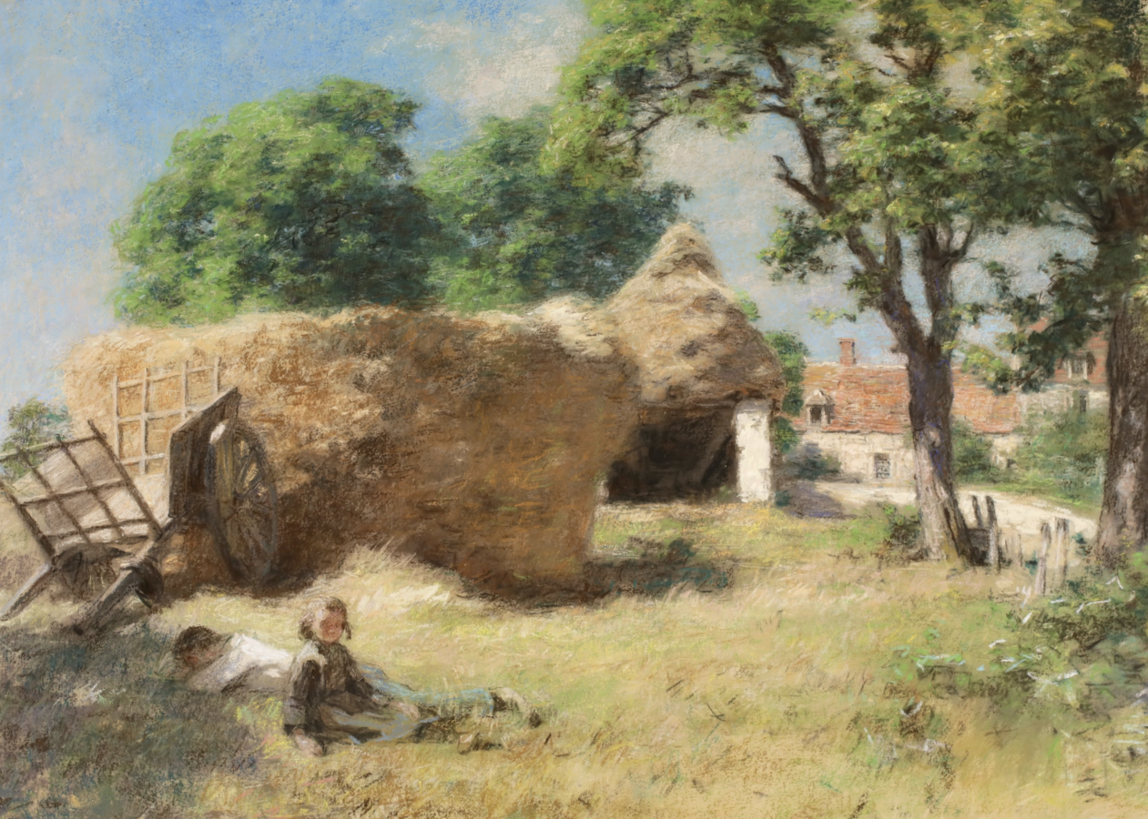 La sieste à la ferme des Grèves - Buy Fine Paintings Online