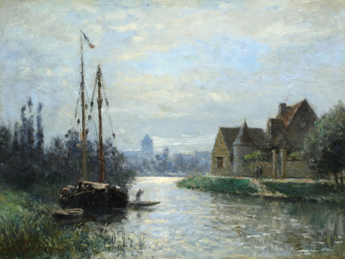 Canal au clair de lune - Buy Fine Paintings Online