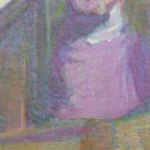 Embroidering in the dining room at Giverny thumbnail