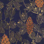 Pommes de pin et aiguilles – Projet de Tissus thumbnail