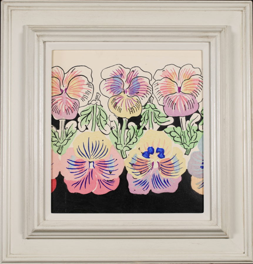 Floral design for a wallpaper - Buy Fine Paintings Online