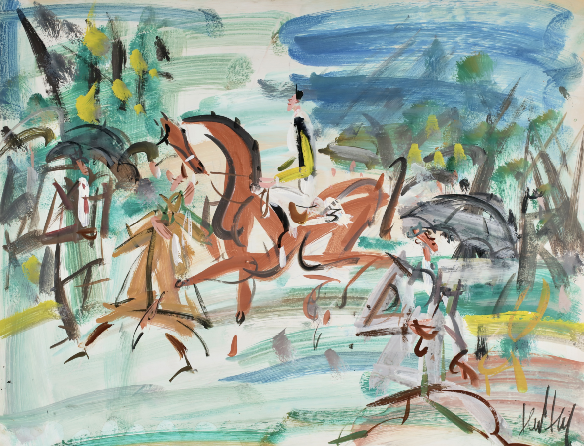 Les Jockeys - Buy Fine Paintings Online