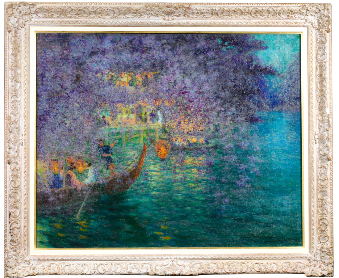 Sous les Cerisiers en Fleurs – Fête De Nuit au Japon - Buy Fine Paintings Online