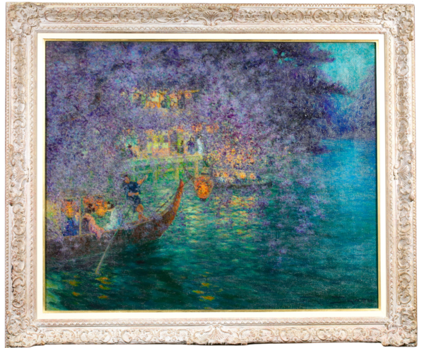 Sous les Cerisiers en Fleurs – Fête De Nuit au Japon - Buy Fine Paintings Online