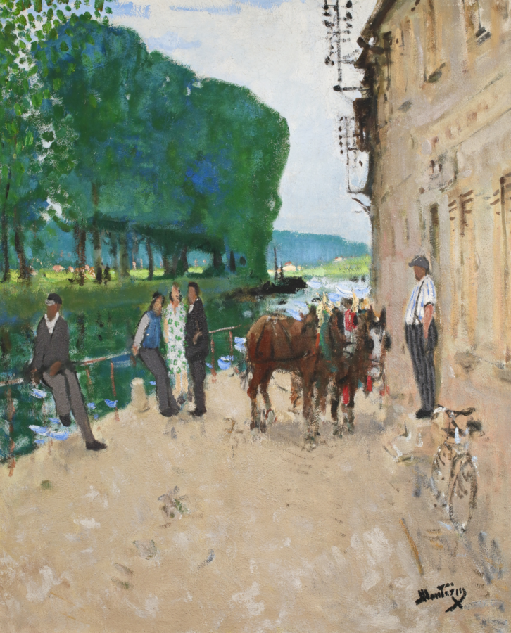 The Seine at St. Mammes - Buy Fine Paintings Online