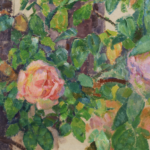 Roses on a fence thumbnail