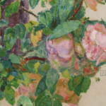 Roses on a fence thumbnail