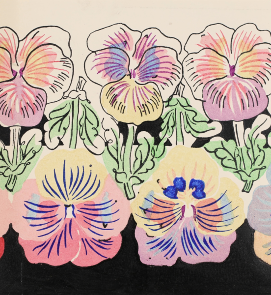 Floral design for a wallpaper - Buy Fine Paintings Online