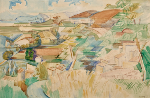 Mirmande – Vue de Cliousclat - Buy Fine Paintings Online