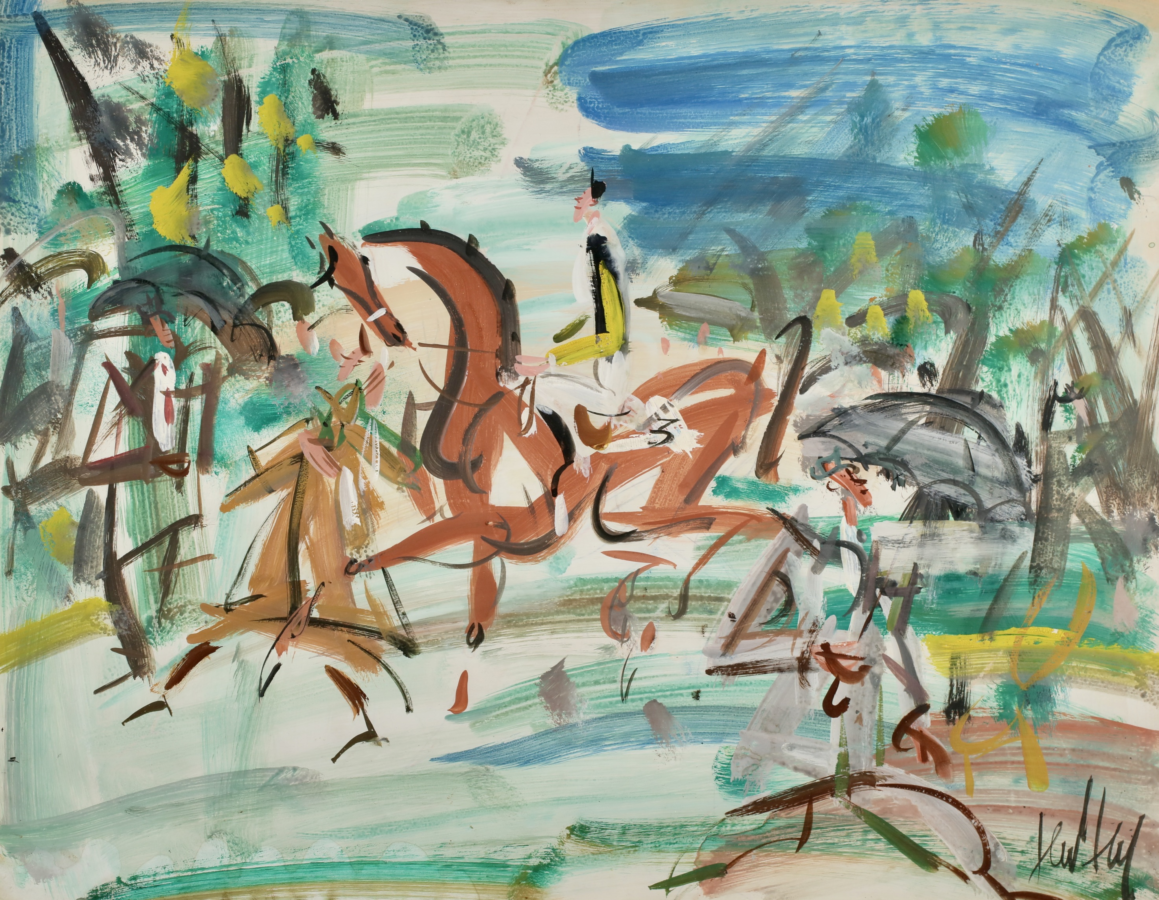 Les Jockeys - Buy Fine Paintings Online