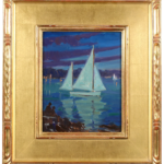 Gloucester Harbour, Massachusettes – Moonlight thumbnail