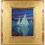 Gloucester Harbour, Massachusettes – Moonlight thumbnail