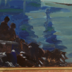 Gloucester Harbour, Massachusettes – Moonlight thumbnail