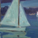 Gloucester Harbour, Massachusettes – Moonlight thumbnail