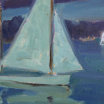 Gloucester Harbour, Massachusettes – Moonlight thumbnail