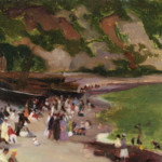 Figures on the beach – Yport thumbnail