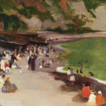 Figures on the beach – Yport thumbnail