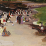 Figures on the beach – Yport thumbnail