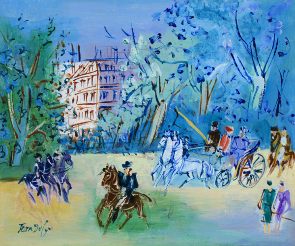 Promenade au Bois de Boulogne - Buy Fine Paintings Online