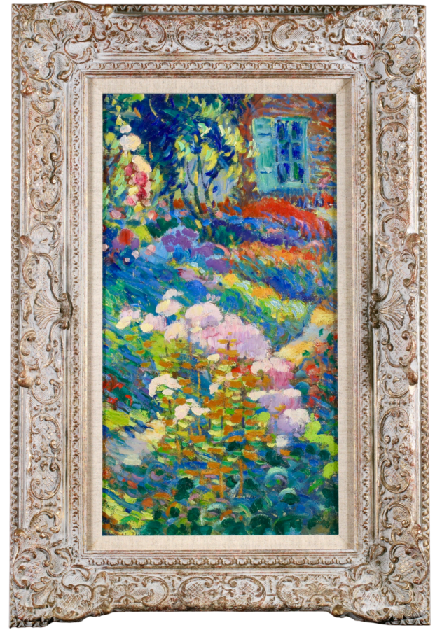 Fleurs dans le jardin - Buy Fine Paintings Online