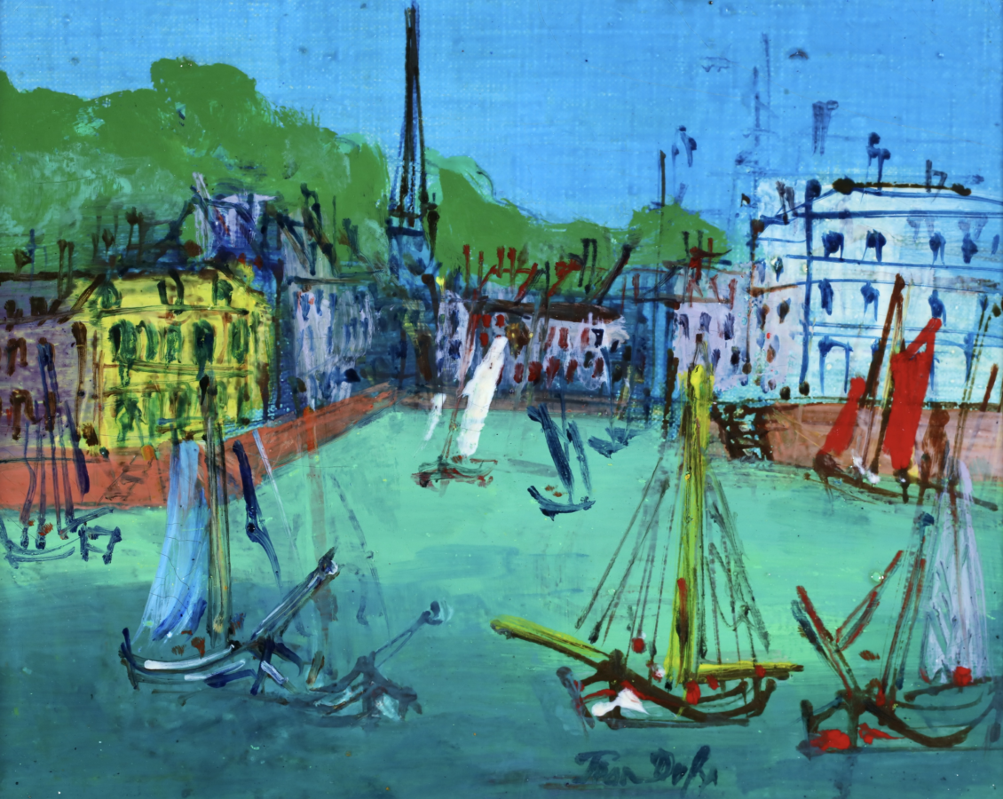 Bateaux des Pecheurs – Honfleur - Buy Fine Paintings Online