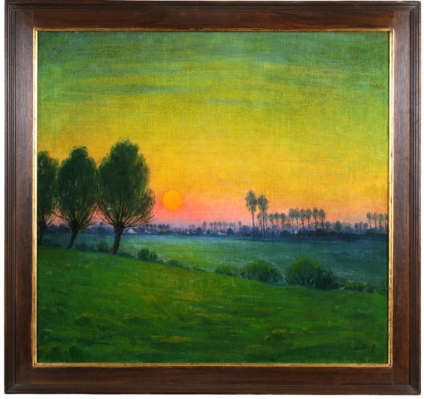Sunset on the Lys - Buy Fine Paintings Online
