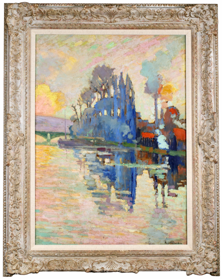 Usine sur Île Lacroix – Rouen - Buy Fine Paintings Online